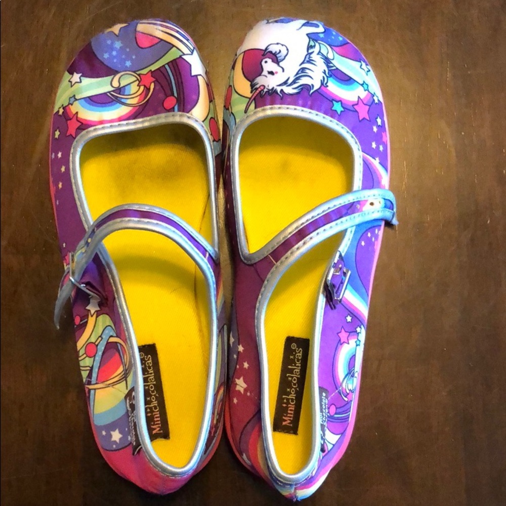 Hot chocolate girls shoes with unicorn. Size 32/1